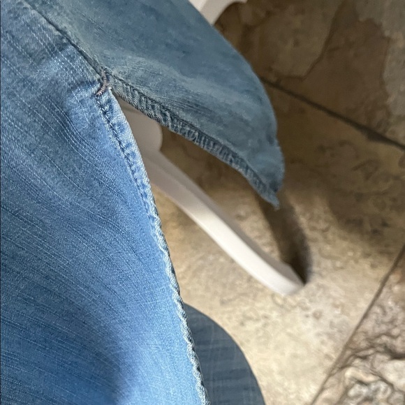 Banana Republic Sleeveless Denim Shirt Dress - Picture 3 of 6